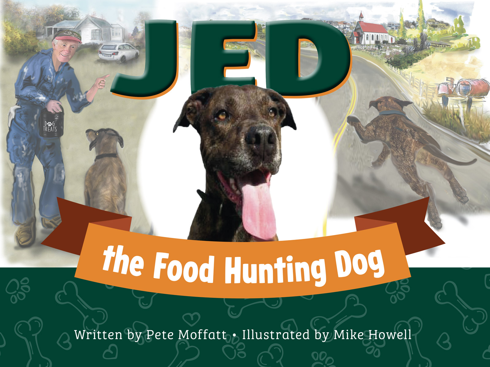 Jed the Food Hunting Dog