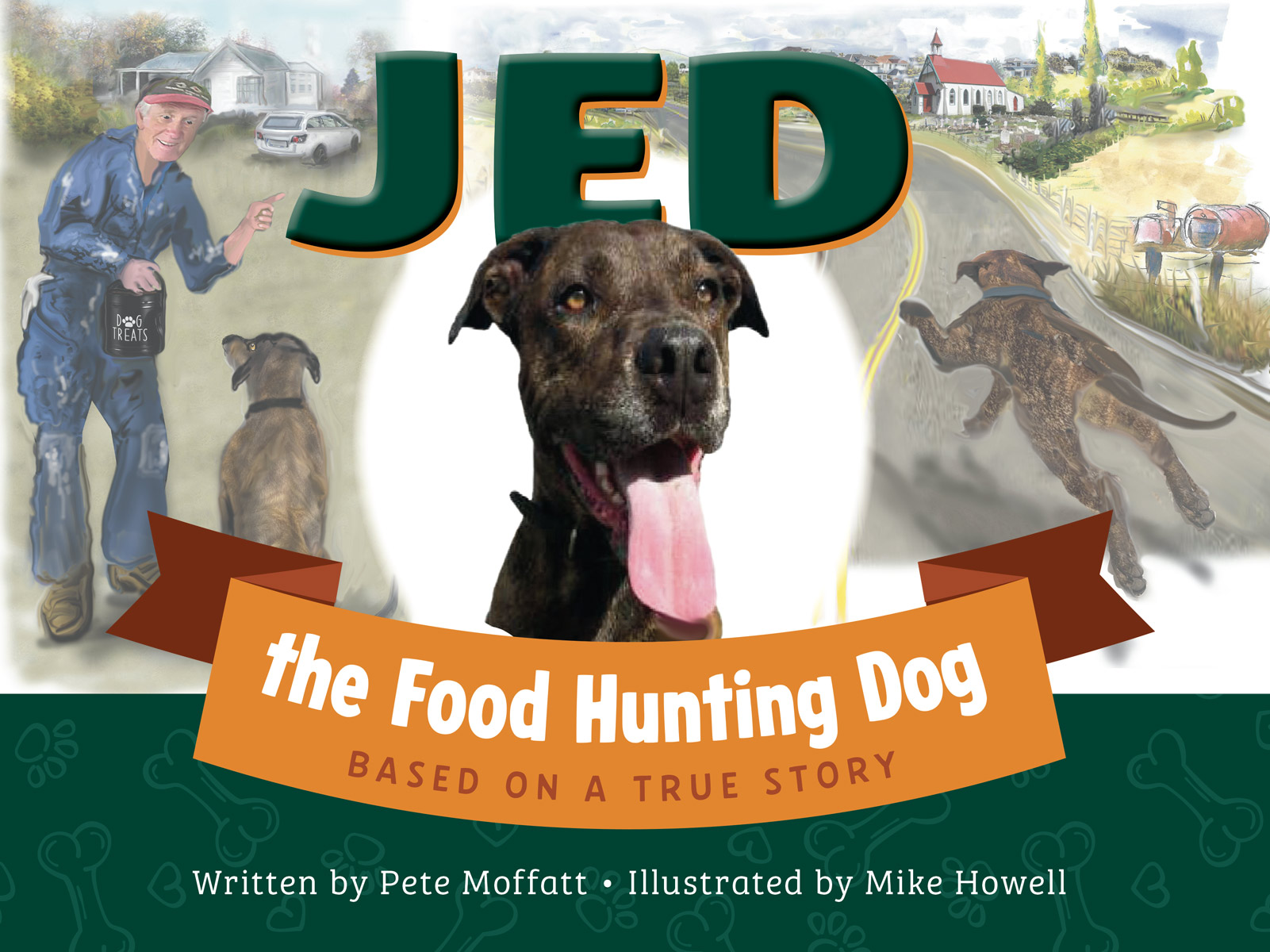 Jed the Food Hunting Dog